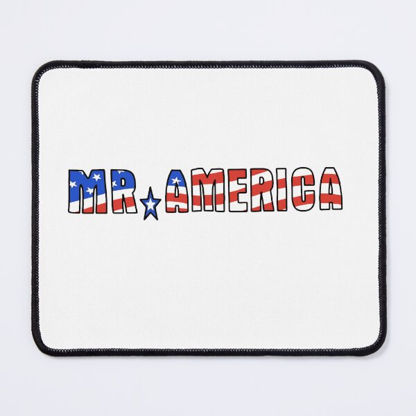 Item preview, Mr. America Retro Wrestling Stars & Stripes Logo designed and sold by The Irish Whip.