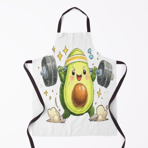 Item preview, Strong Avo – Powerful avocado for weightlifting designed and sold by khawariweaves.