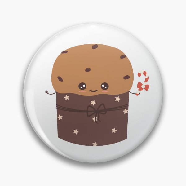 Item preview, Cute cartoon Panettone traditional italian Christmas cake  designed and sold by Drawn by Alice.