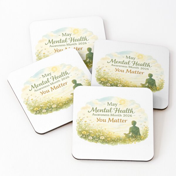 Item preview, Mental Health Awareness Month May 2026 You Matter – Watercolor Wildflower Art | Mental Health Gift designed and sold by irfanshikh.