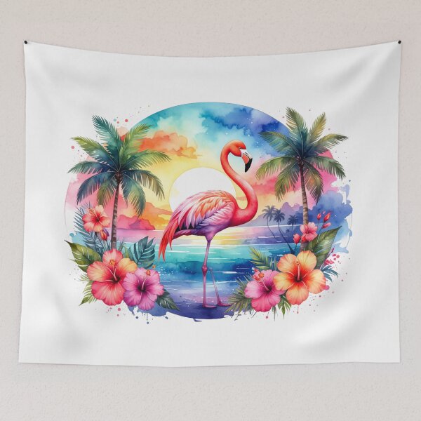 Item preview, Tropical Flamingo Dreamscape   designed and sold by EdicrisR.