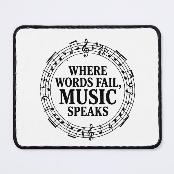 Item preview, Musical Quote Circle Design designed and sold by Style-InkPulse.