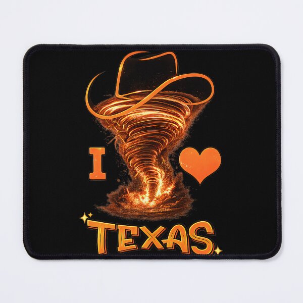 Item preview, I Love Texas Fiery Tornado Cowboy Hat Western Graphic Design designed and sold by MattyManiac.