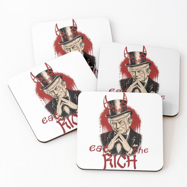 Item preview, Eat The Rich Print / Trump anti capitalism  designed and sold by Thehatinthecat.