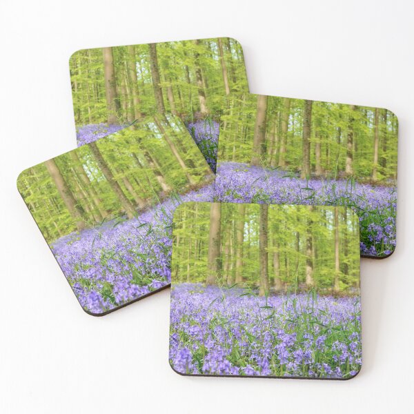 Item preview, Bluebells in sunny forest designed and sold by AsahiNoAme.