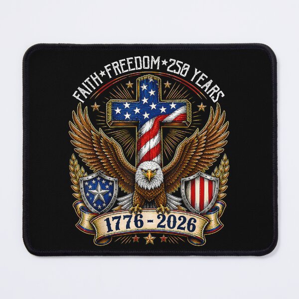 Item preview, 250th Anniversary USA Faith Freedom Eagle Patriotic 1776-2026 designed and sold by Namerreh59Art.