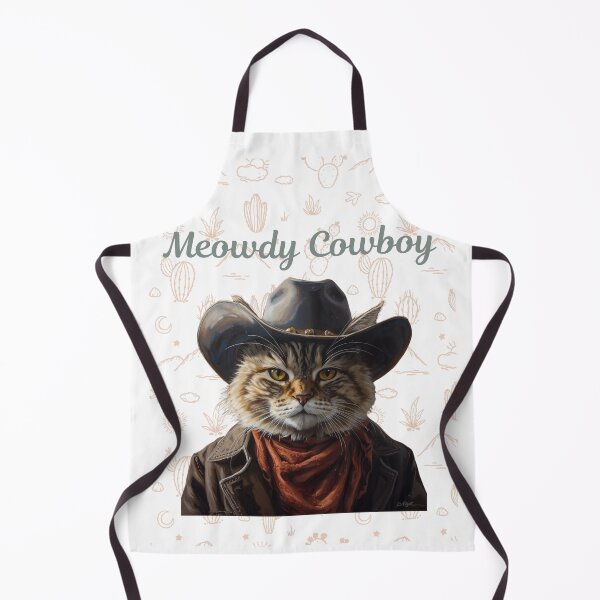 Item preview, A Cat Dressed as a Cowboy with the words Meowdy Cowboy designed and sold by Soulstar Designs.