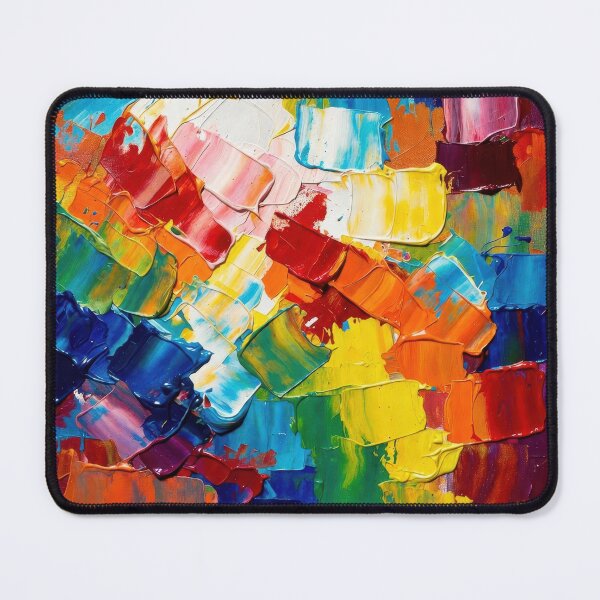 Item preview, Bold Color Palette Knife Abstract designed and sold by SurfaceCraft Studio.