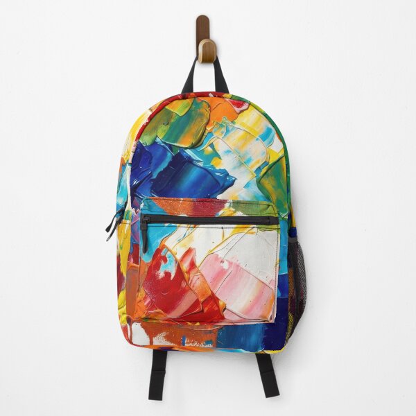Item preview, Bold Color Palette Knife Abstract designed and sold by SurfaceCraft Studio.