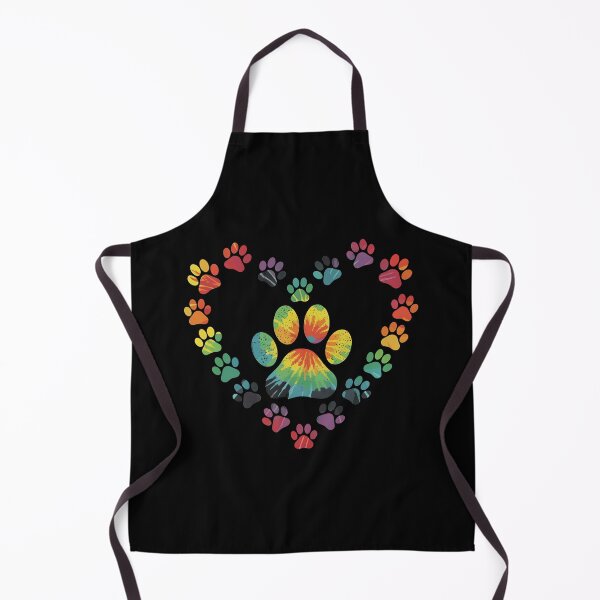Item preview, Tie Dye Paw Print Heart Love Pet Design designed and sold by Dmo3HarkoArt.