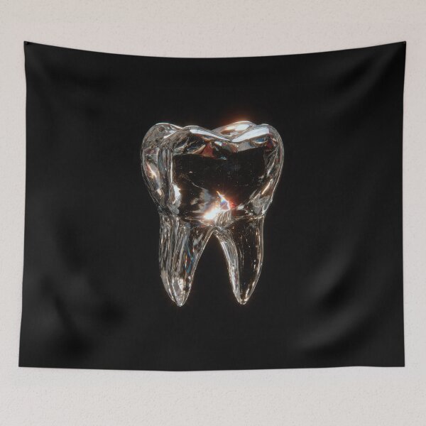 Item preview, Diamond Tooth – Luxury Dental Art, Shiny Gem Tooth Illustration designed and sold by WordPlayStudio.