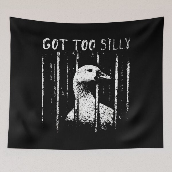 Item preview, Got Too Silly Funny Goose Meme Jailbird Vintage designed and sold by Namerreh59Art.