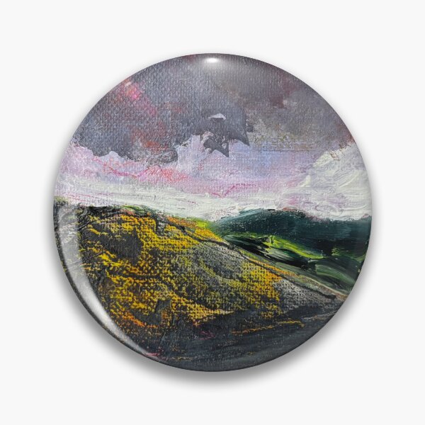 Item preview, Brooding sky overdark hills with sunlit aspects designed and sold by StrayfishArts.