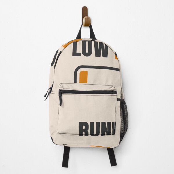 Item preview, Running on Low Battery 1% Aesthetic Minimal Beige Tired Quote Design designed and sold by Uvclick.