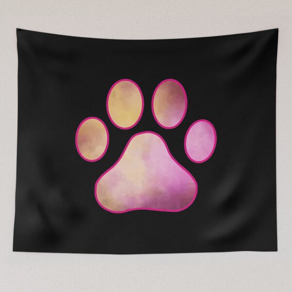 Item preview, Watercolor Nebula Paw Print Art designed and sold by Dmo3HarkoArt.