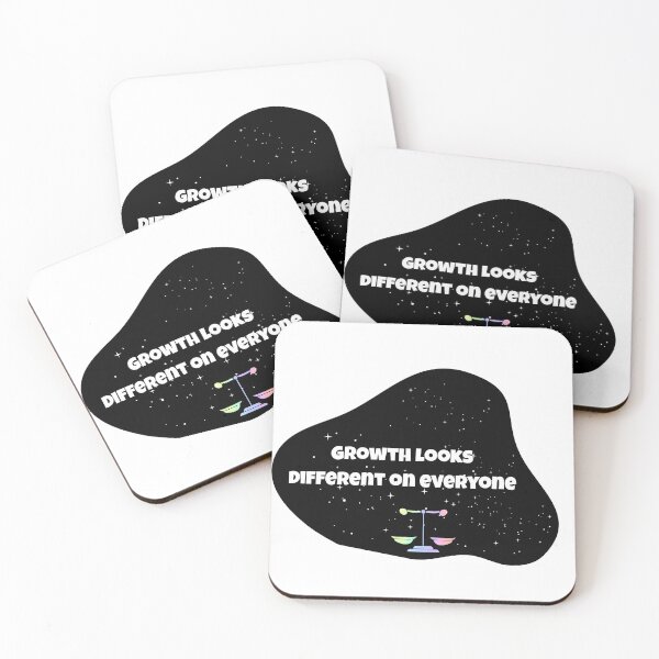 Item preview, Growth Looks Different on Everyone Quote | Self Growth Motivation Design | Mental Health & Healing Sticker designed and sold by Pandey14.