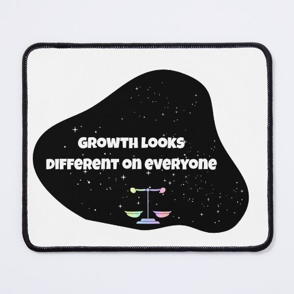 Item preview, Growth Looks Different on Everyone Quote | Self Growth Motivation Design | Mental Health & Healing Sticker designed and sold by Pandey14.