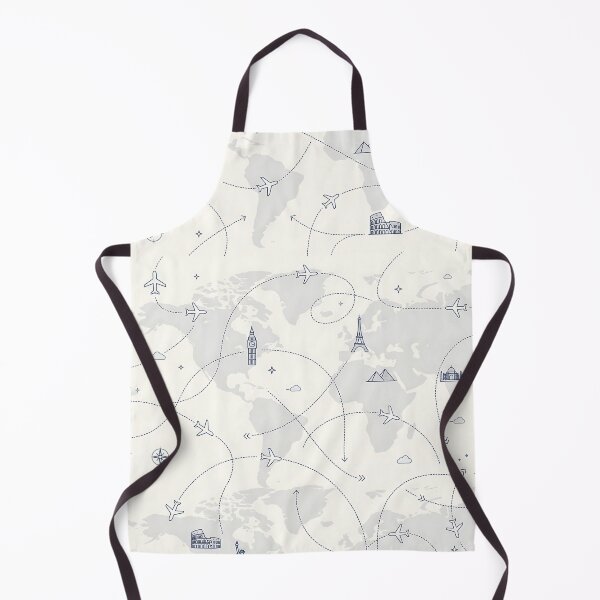 Item preview, Global Landmarks Flight Map World Traveler designed and sold by SplashTastic.