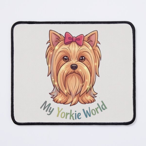 Item preview, My Yorkie World  Cute Yorkie Designs designed and sold by Yorkie Magic Studio .