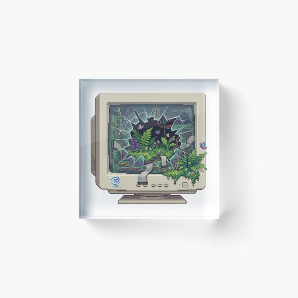 Item preview, The Desktop Garden: Nature Rising From The Machine designed and sold by artblooming03.