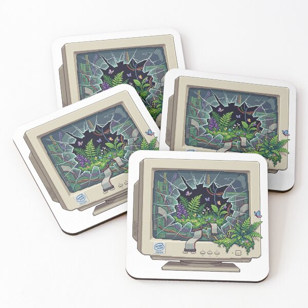 Item preview, The Desktop Garden: Nature Rising From The Machine designed and sold by artblooming03.