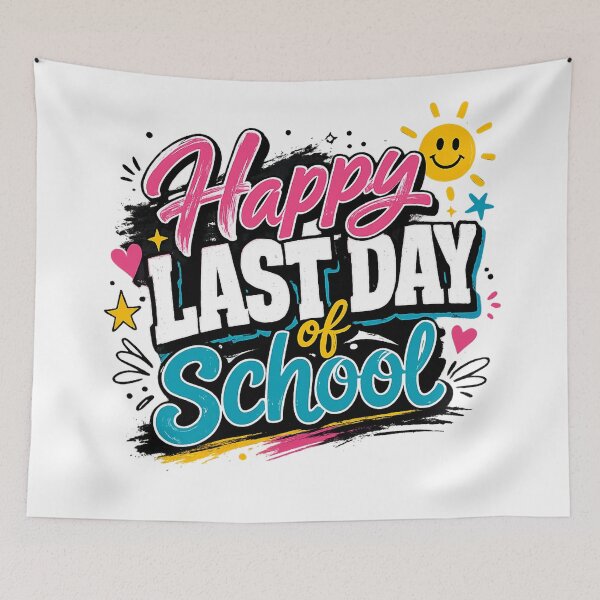 Item preview, Happy Last Day of School – Funny Teacher Student Summer Vibes Design designed and sold by afr-saad.