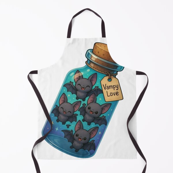 Item preview, Cute Vampire Bats in Love Potion Jar designed and sold by VibeThread Studio.