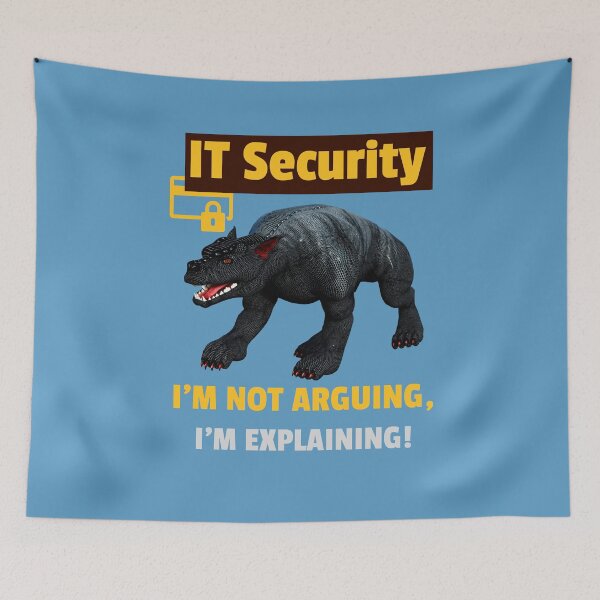 Item preview, Funny IT Security Explaining Tech Humor Design designed and sold by Vac1.