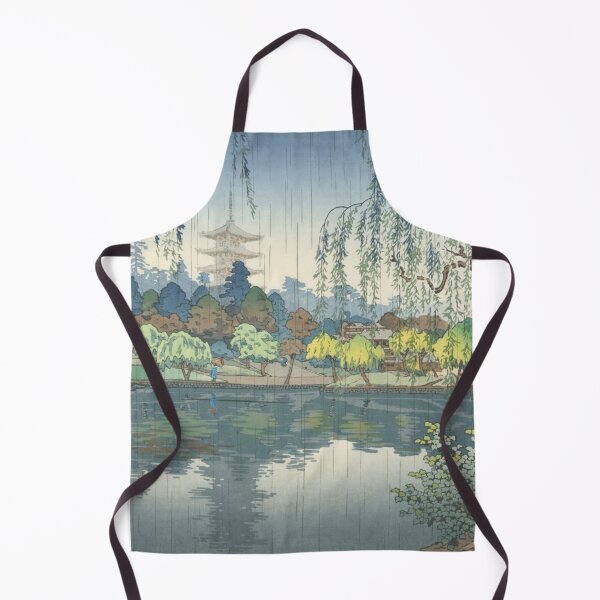 Item preview, Tsuchiya Koitsu's "Kofukuji Temple in Nara" designed and sold by TheCulturedMuse.