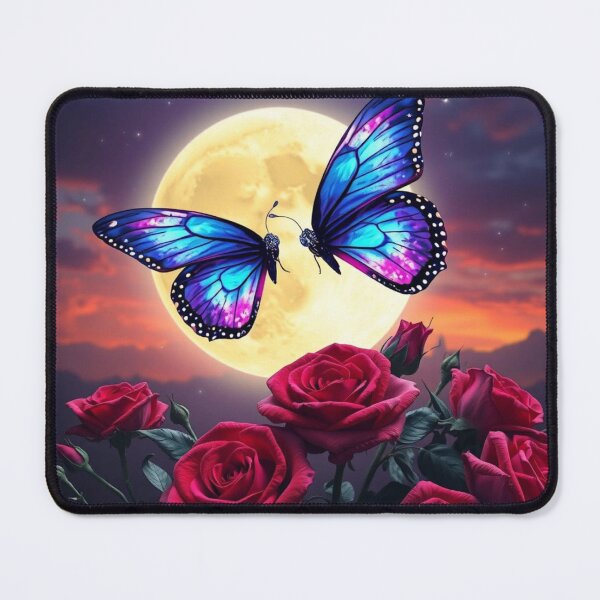 Item preview, Moonlit Wings Over Crimson Bloom designed and sold by TreatLLC.