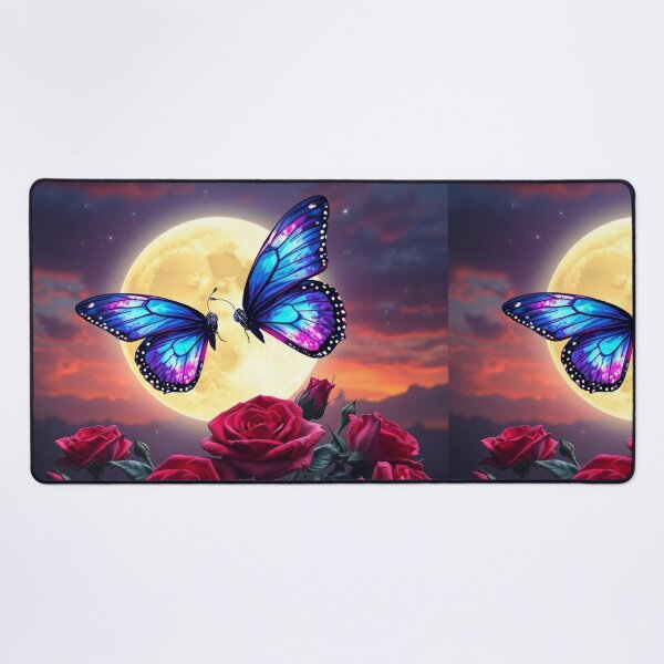 Item preview, Moonlit Wings Over Crimson Bloom designed and sold by TreatLLC.