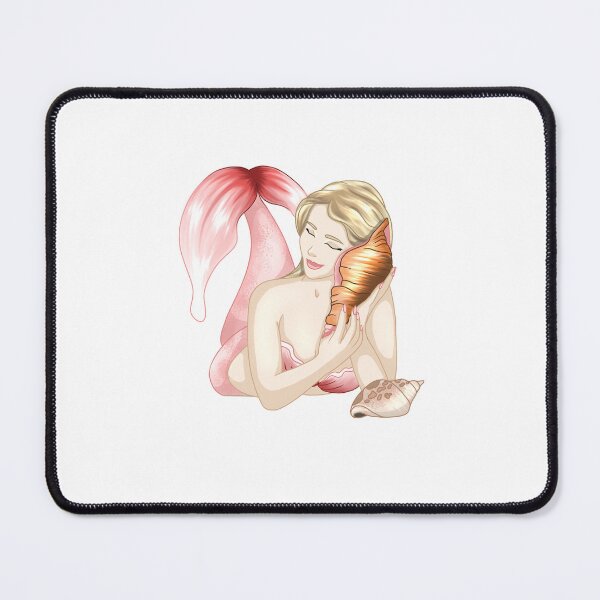Item preview, Mermaid with shell designed and sold by dewidenice.
