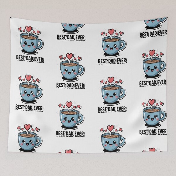 Item preview, Best Dad Ever Coffee | Kawaii Cute | Fathers Day designed and sold by InspiredCreatives.