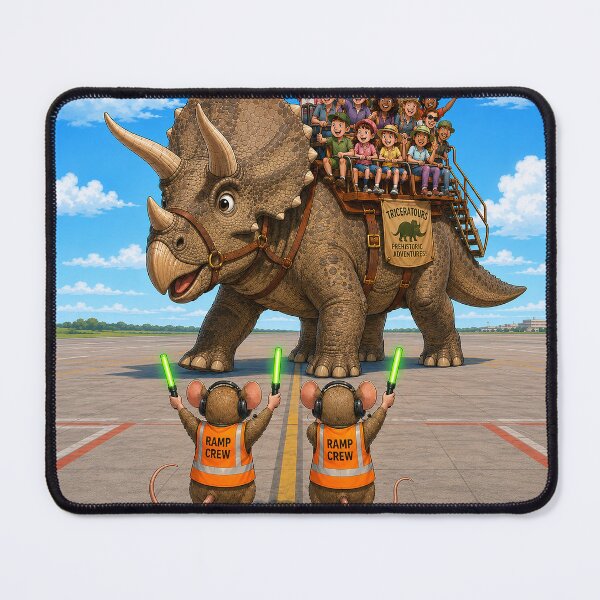 Item preview, Triceratops Arrives At the Gate designed and sold by nikkolaus.