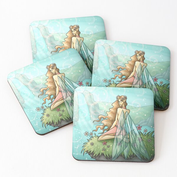 Item preview, Fairy at a waterfall designed and sold by RedFire-Art.
