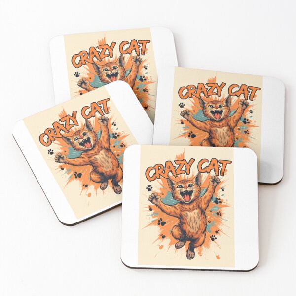 Item preview, Crazy cat designed and sold by MaciejGraphics.