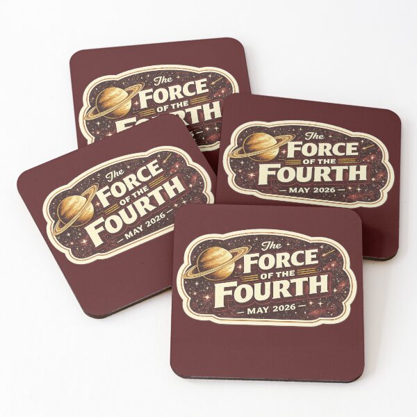 Item preview, The Force of the Fourth May 2026 – Retro Sci Fi Cinema Poster Art | Space Fan Gift designed and sold by irfanshikh.