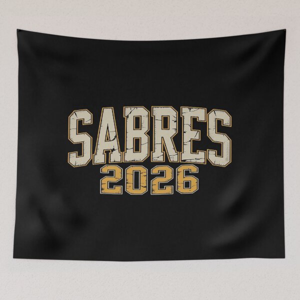 Item preview, Sabres 2026 Vintage Retro Sports Fan Distressed designed and sold by Namerreh59Art.