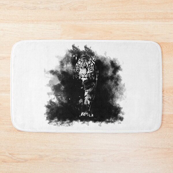 Item preview, Fierce Tiger Black Smoke Aesthetic Graphic design  designed and sold by StyleBloomes.