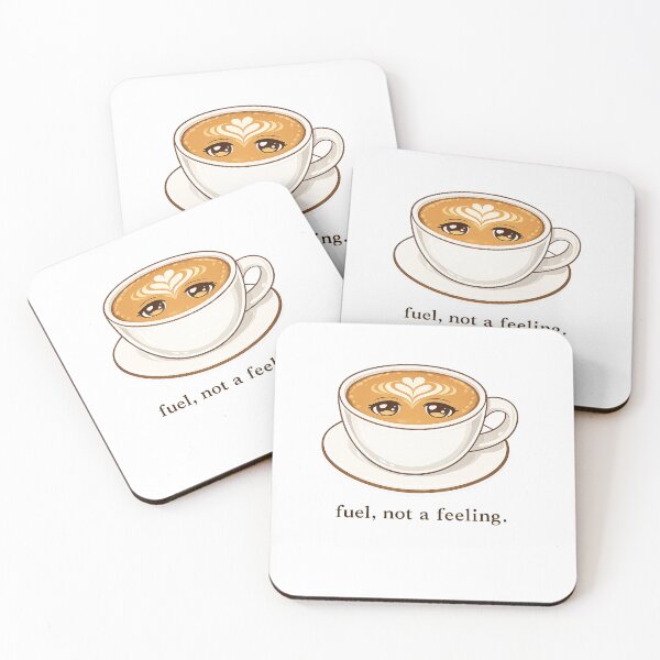 Item preview, Coffee Fuel | Kawaii Latte Art | Caffeine Addict ☕️ ✨ designed and sold by Abhi0.