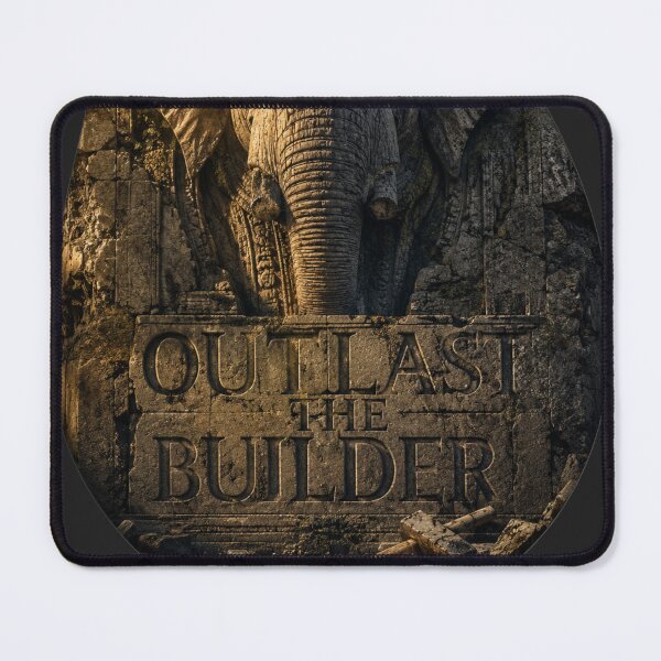 Item preview, Founder Outlast The Builder Elephant Stone Brutalist Wall Art designed and sold by SavannaStrikes.