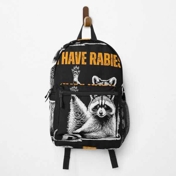 Item preview, I have rabies funny racoon warning designed and sold by erozzz.
