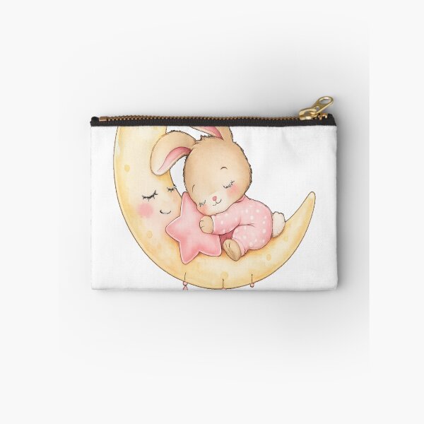 Item preview, Sweet dreams, little treasure – Cute bunny on the moon designed and sold by khawariweaves.