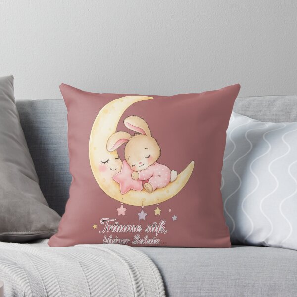 Item preview, Sweet dreams, little treasure – Cute bunny on the moon designed and sold by khawariweaves.