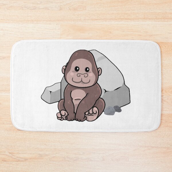 Item preview, Gentle Jungle Chibi: The Happy Little Gorilla designed and sold by Trendora Havlais.