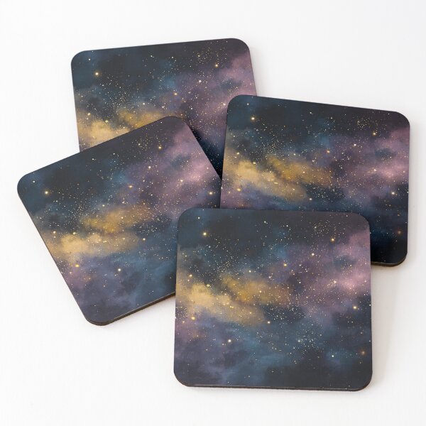 Item preview, Colorful Galaxy Nebula Watercolor Starfield Cosmic Space Art designed and sold by Faithlines.