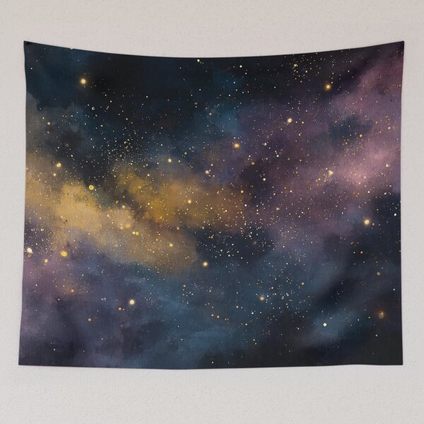 Item preview, Colorful Galaxy Nebula Watercolor Starfield Cosmic Space Art designed and sold by Faithlines.
