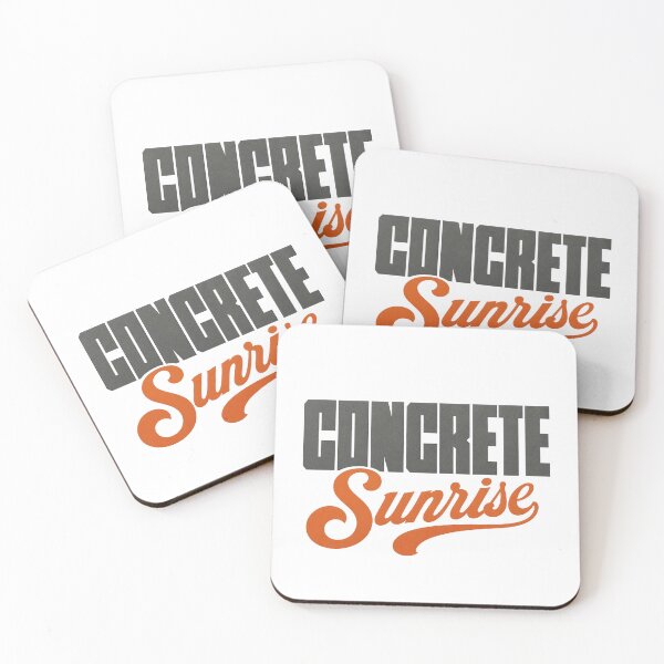 Item preview, Concrete Sunrise - Skate Street Art Typography Tee Sticker Urban Skater Gift designed and sold by sharifex.