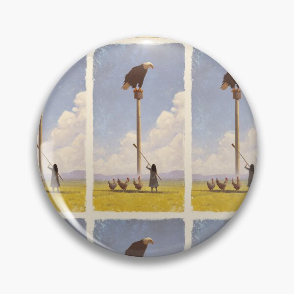Item preview, The Watcher Above the Golden Field designed and sold by TreatLLC.