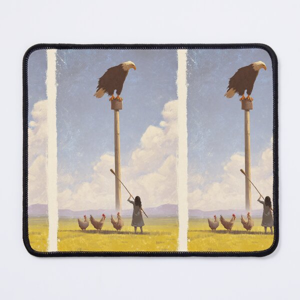 Item preview, The Watcher Above the Golden Field designed and sold by TreatLLC.